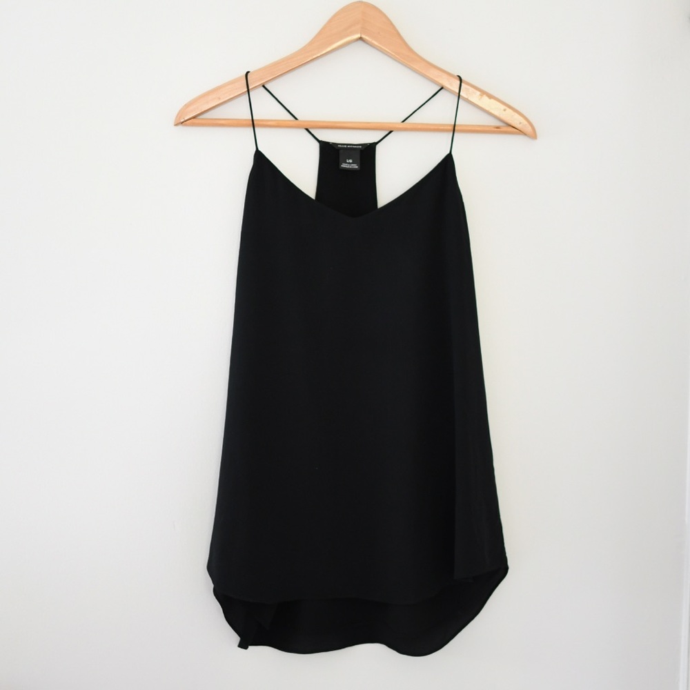 Black Silk Top